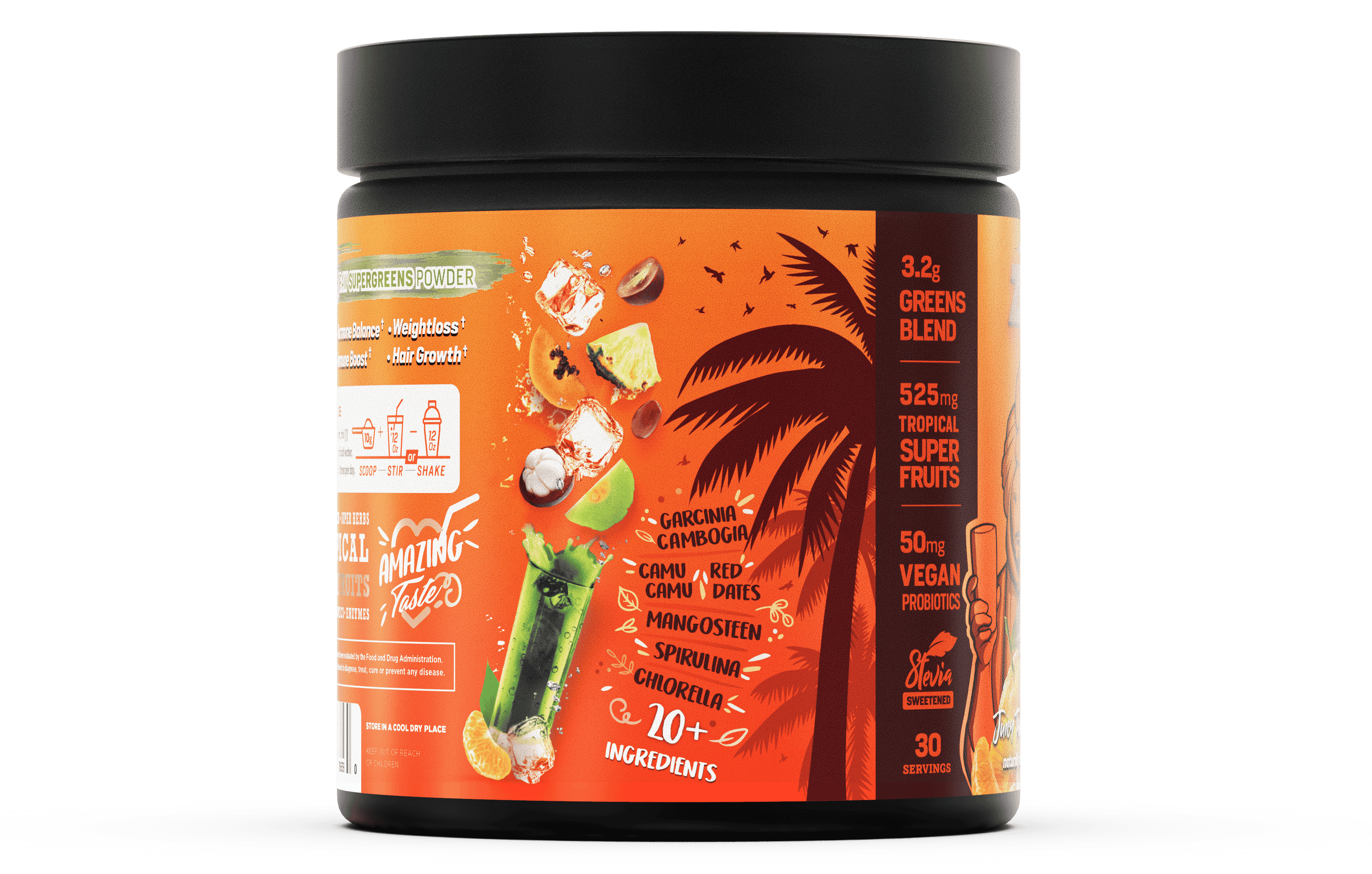 Baba Greens - Juicy Tangerine - 10.9 oz (311g)